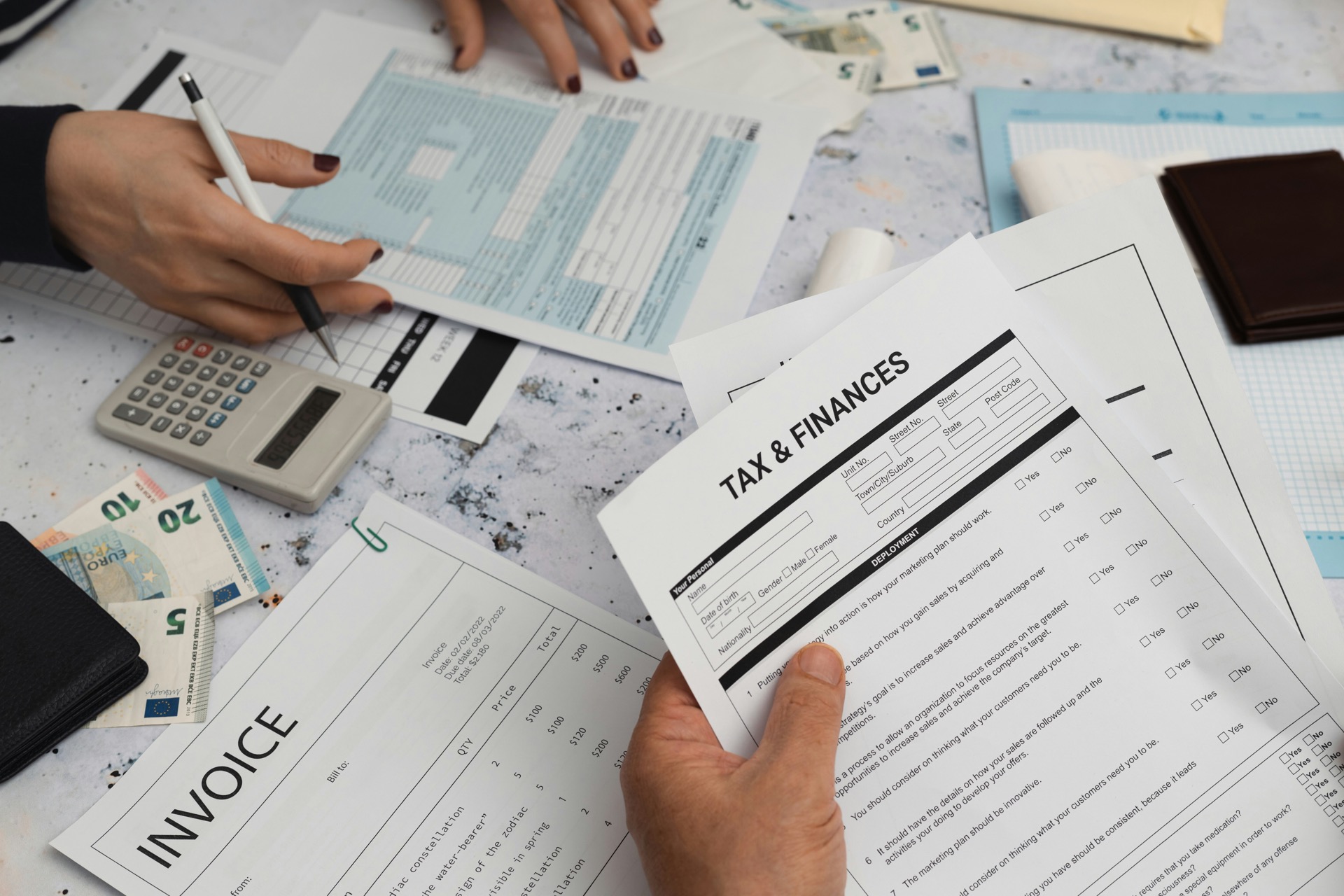 Professional accounting team